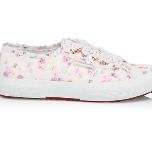 Loveshakefancy X Superga 2750 Flower mix sneaker
